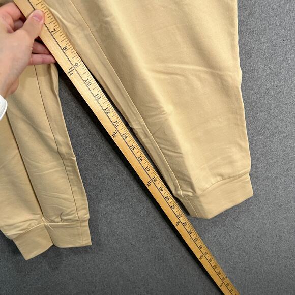 Sport Savvy All Day French Terry Pull On Jogger with Oatmilk, Petite Large - Picture 5 of 8